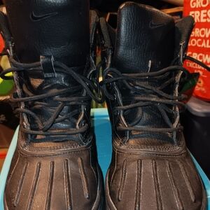 Rare Black Nike Acg Boots Size 5y